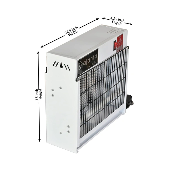 Ajanta 2 Ft Fly Catcher Machine / Insect Killer / Bug Zapper For Hotels, Hospitals, Home & Offices. - 24" / 2 Feet, White