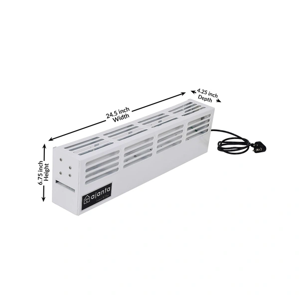 Ajanta 2 Ft Spider Model Single Tube Fly Cather Machine - 2 Feet, White