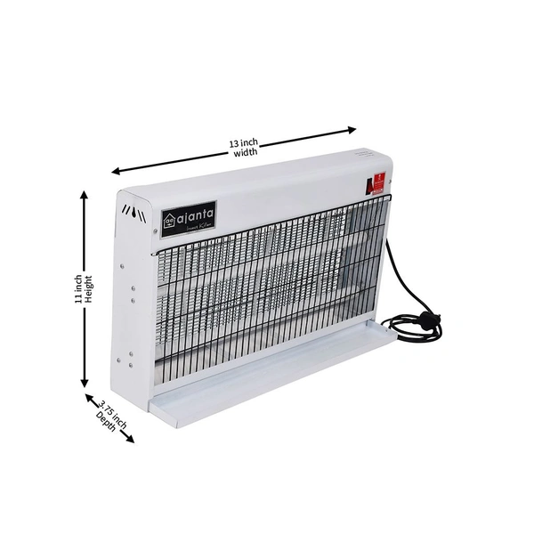 Ajanta Fly Catcher/horizontal Model/12" PC - 12" PC, White