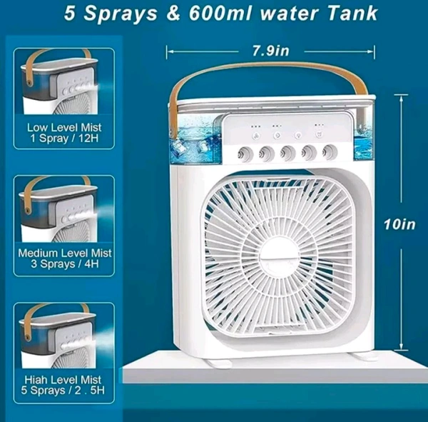 Fibre Portable Mini Air Cooler - Teal, Free