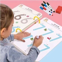 Magic Practice Reusable Pen Control Workbook for Kids, Practice Drawing Book, Lines, Shapes, Pattern