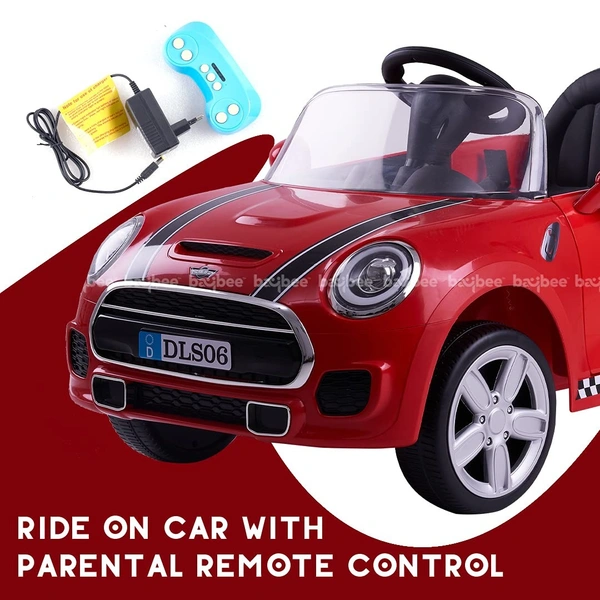 Dls Electric Car For Kids Aged 1 To 6 - RED