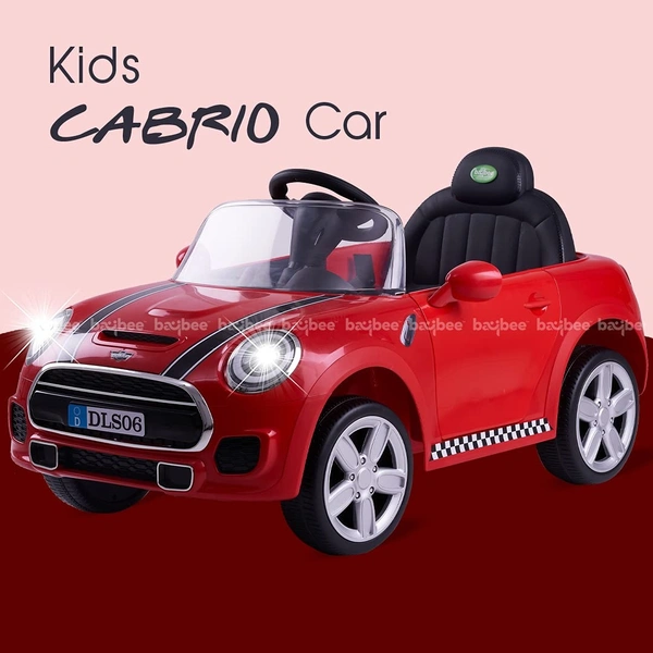 Dls Electric Car For Kids Aged 1 To 6 - RED