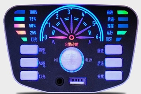 BLF-5688-RIDE ON CAR-2 MOTOR-AGE 1 TO 7 - BLUE