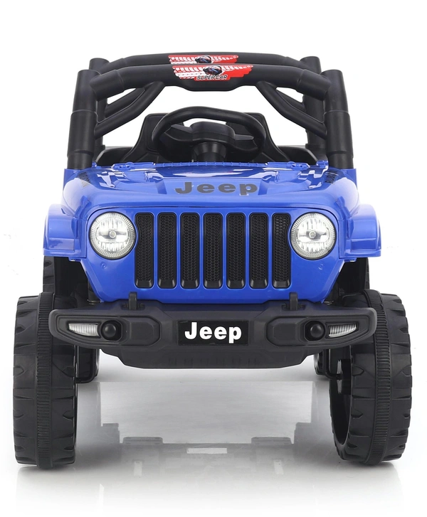 STC Battery Operated Ride On Jeep With Remote Control - L 82 x B 40 x H 42 cm, BLUE