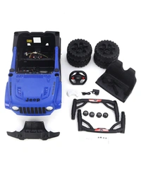 STC Battery Operated Ride On Jeep With Remote Control - L 82 x B 40 x H 42 cm, BLUE