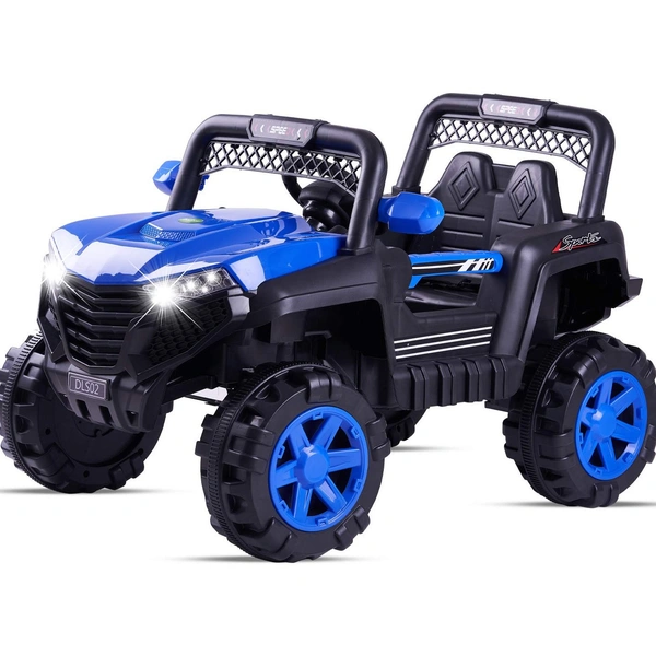 stc KIDS ELECTRIC JEEP FOR AGE 1 TO 6 (MAYBE7) - BLUE