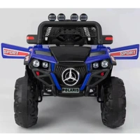 STC Kids Battery Operated Car Jeep Rechargeable Car for Kids Electric car for Baby Ride On Toy Car with R/C for Boys & Girls Kids 1 to 8 Years - PAINTED BLUE