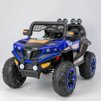 STC Kids Battery Operated Car Jeep Rechargeable Car for Kids Electric car for Baby Ride On Toy Car with R/C for Boys & Girls Kids 1 to 8 Years - PAINTED BLUE