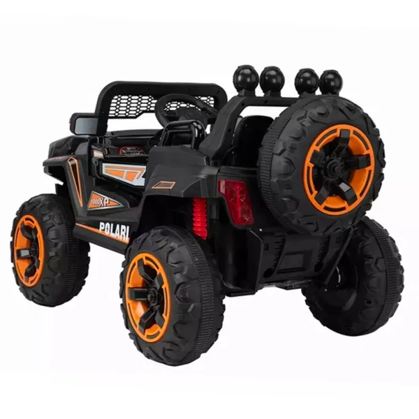 STC Kids Battery Operated Car Jeep Rechargeable Car for Kids Electric car for Baby Ride On Toy Car with R/C for Boys & Girls Kids 1 to 8 Years - PAINTED RED