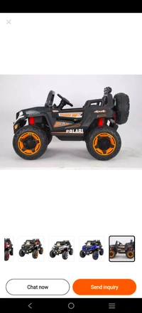 STC Kids Battery Operated Car Jeep Rechargeable Car for Kids Electric car for Baby Ride On Toy Car with R/C for Boys & Girls Kids 1 to 8 Years - PAINTED RED
