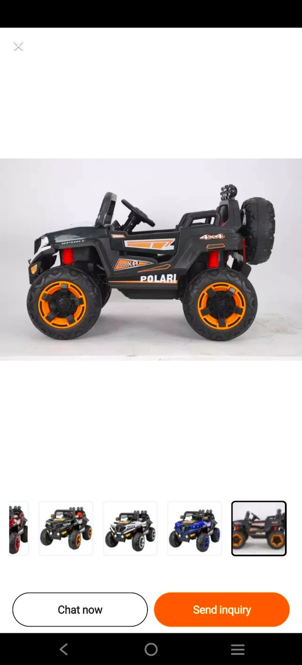 STC Kids Battery Operated Car Jeep Rechargeable Car for Kids Electric car for Baby Ride On Toy Car with R/C for Boys & Girls Kids 1 to 8 Years - PAINTED RED