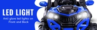 Dodge Baby Toy Car to Drive, Rechargeable 12V Battery Operated Ride-On Car for Kids Music Lights with R/C Jeep, Electric-Car, Kids Car, Racing Car for Boys & Girls Age 2-6 Years Old - PAINTED BLUE