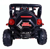 STC Kids Battery Operated Car Jeep Rechargeable Car for Kids Electric car for Baby Ride On Toy Car with R/C for Boys & Girls Kids 1 to 8 Years - PAINTED RED