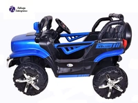 STC Kids Battery Operated Car Jeep Rechargeable Car for Kids Electric car for Baby Ride On Toy Car with R/C for Boys & Girls Kids 1 to 8 Years - PAINTED BLUE