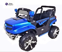 STC Kids Battery Operated Car Jeep Rechargeable Car for Kids Electric car for Baby Ride On Toy Car with R/C for Boys & Girls Kids 1 to 8 Years - PAINTED BLUE