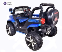 STC Kids Battery Operated Car Jeep Rechargeable Car for Kids Electric car for Baby Ride On Toy Car with R/C for Boys & Girls Kids 1 to 8 Years - PAINTED BLUE