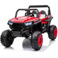 Stc Wrath Rechargeable Battery-Operated Ride on Electric Car Jeep for Kids | Baby Car Jeep with Bluetooth, USB, Music | Battery Operated Big Car for Kids to Drive 2 to 8 Years Boys Girls  - Red