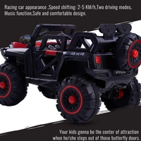 Stc Goods Pro Car to Drive, Rechargeable 12V Battery Operated Ride-On Car for Kids Music Lights with R/C Jeep, Electric-Car, Kids Car, Racing Car for Boys & Girls Age 2-6 Years - Red