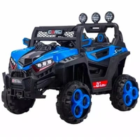 Stc Wrath Rechargeable Battery-Operated Ride on Electric Car Jeep for Kids | Baby Car Jeep with Bluetooth, USB, Music | Battery Operated Big Car for Kids to Drive 2 to 8 Years Boys Girls  - Blue