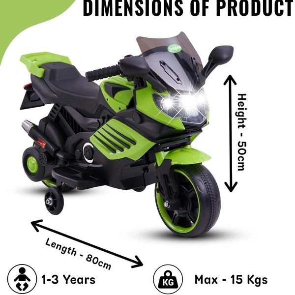 stc 1000RR-ELECTRIC BIKE FOR KIDS AGED 1 TO 5 - GREEN