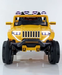 Bugatti Two Seater Jeep Ride On with Light & Sound - Yellow