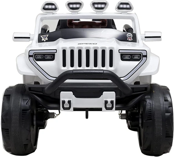 Bugatti Two Seater Jeep Ride On with Light & Sound - White