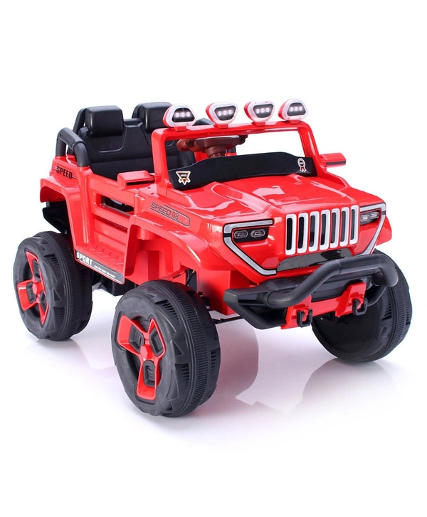 Bugatti Two Seater Jeep Ride On with Light & Sound - Red