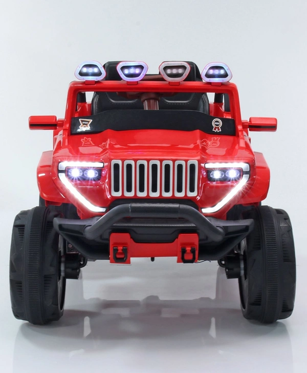 Bugatti Two Seater Jeep Ride On with Light & Sound - Red