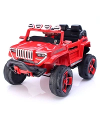 Bugatti Two Seater Jeep Ride On with Light & Sound - Red