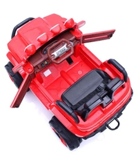 Bugatti Two Seater Jeep Ride On with Light & Sound - Red