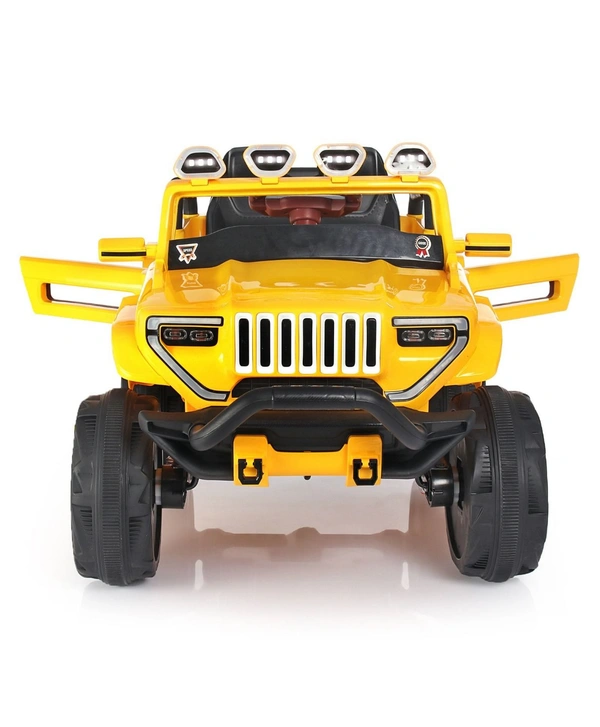 Bugatti Two Seater Jeep Ride On with Light & Sound - Yellow