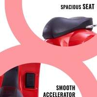 Vespa Electric Ride On Bike For Kids Aged 1 To 6 - Red