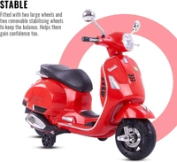 Vespa Electric Ride On Bike For Kids Aged 1 To 6 - Red