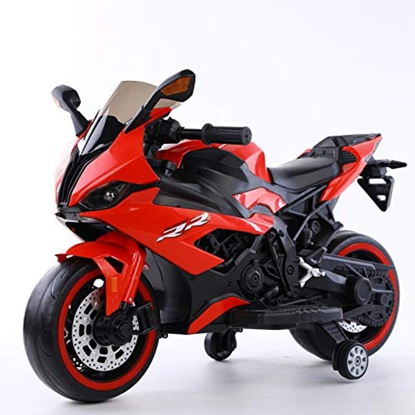 RR Super Bike With Rechargeable Battery Operator Ride-On Bike For Kids (2 To 7YRS) - Red
