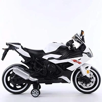 RR Super Bike With Rechargeable Battery Operator Ride-On Bike For Kids (2 To 7YRS) - White