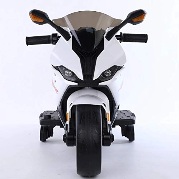 RR Super Bike With Rechargeable Battery Operator Ride-On Bike For Kids (2 To 7YRS) - White
