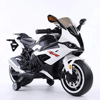 RR Super Bike With Rechargeable Battery Operator Ride-On Bike For Kids (2 To 7YRS) - White