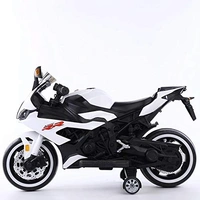 RR Super Bike With Rechargeable Battery Operator Ride-On Bike For Kids (2 To 7YRS) - White