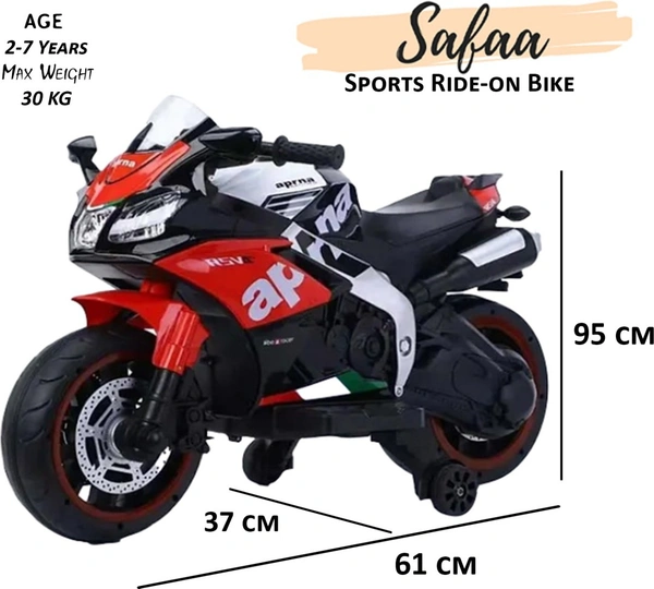 APNA BIG SIZE BIKE FOR KIDS AGED 1 TO 7 - Red