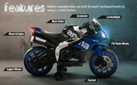 APNA BIG SIZE BIKE FOR KIDS AGED 1 TO 7 - Blue