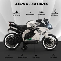 Stc APNA BIG SIZE BIKE FOR KIDS AGED 1 TO 7 - White