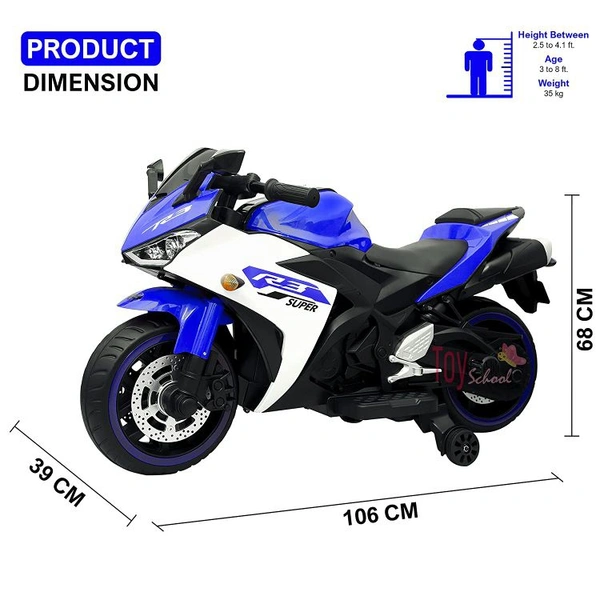 Stc R3  BIG SIZE BIKE FOR KIDS AGED 1 TO 7 - Blue