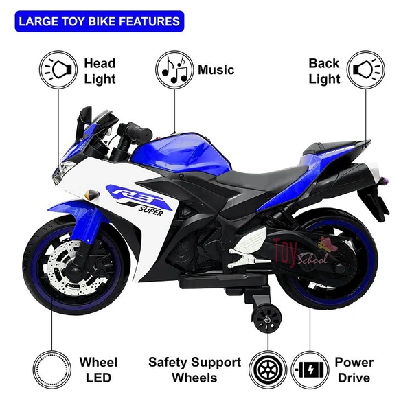Stc R3  BIG SIZE BIKE FOR KIDS AGED 1 TO 7 - Blue