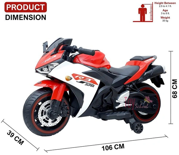 Stc R3  BIG SIZE BIKE FOR KIDS AGED 1 TO 7 - Red