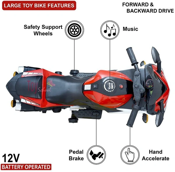 Stc R3  BIG SIZE BIKE FOR KIDS AGED 1 TO 7 - Red