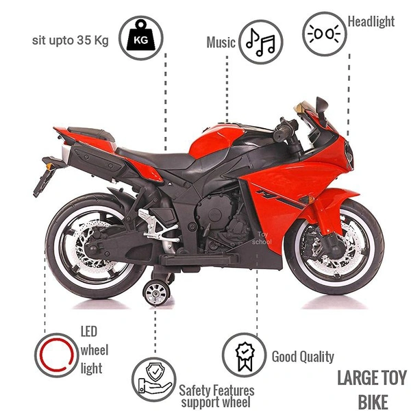 Stc R1-PAINTED BIKE FOR KIDS AGED 1 TO 7 (Maybe 8) - Red
