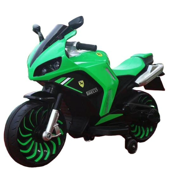 stc R1 BIG SIZE KIDS ELECTRIC BIKE FOR AGE 1 TO 9 (Maybe 10) - Green