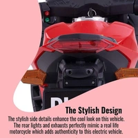 stc R6 BIG SIZE KIDS ELECTRIC BIKE FOR AGE 1 TO 7 - Red