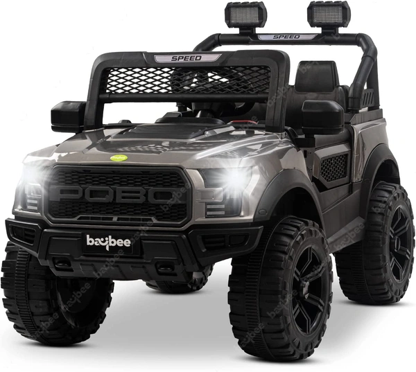 Stc POBO 2 MOTOR JEEP UPTO 7 YEARS (4 Motor-upto 50kg) - painted blue